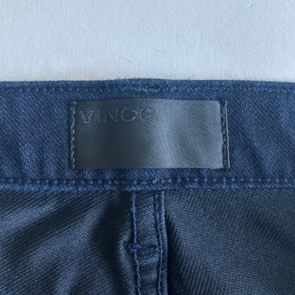 Vince Navy Denim Polyester Cotton Logger Jeans size 26 - Picture 12 of 16